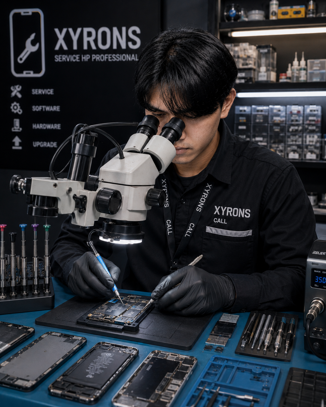 Micro-soldering IC